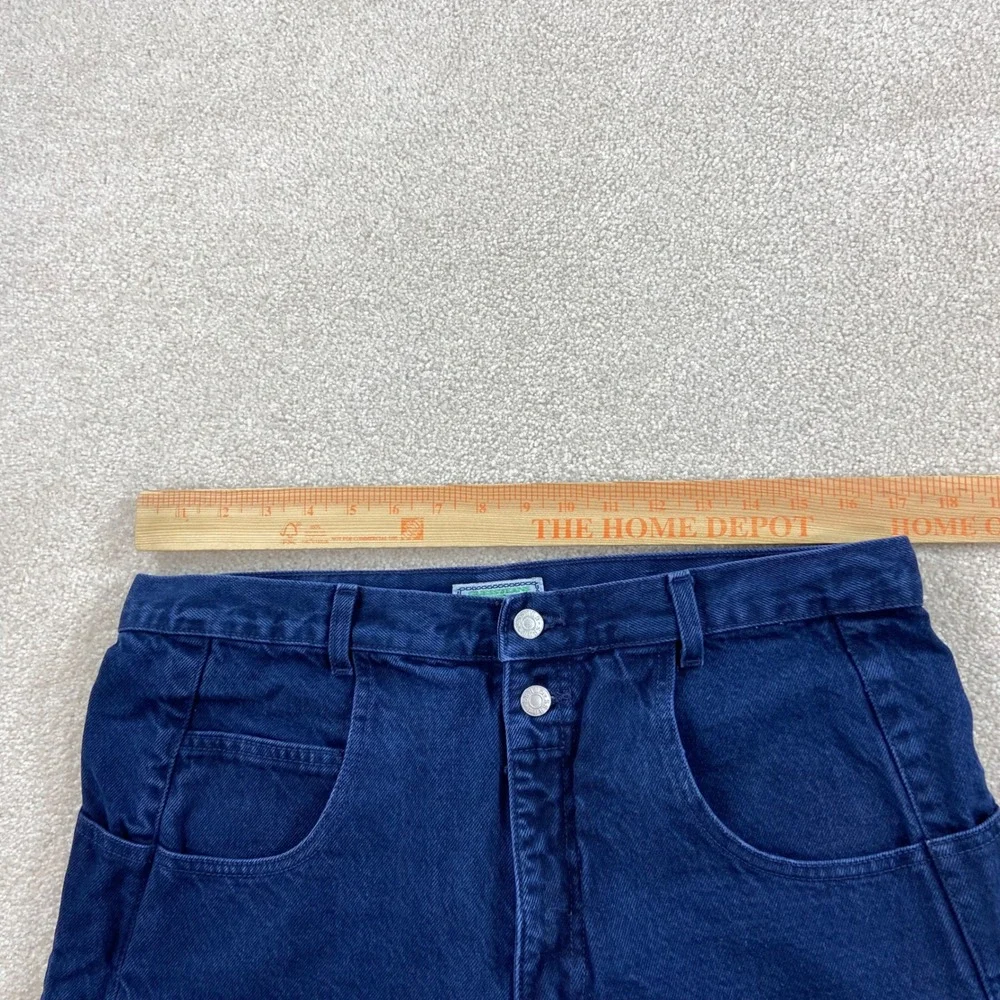 Vintage Guess Jeans Mens 34x30 Blue Georges Marciano Button Fly Made in USA